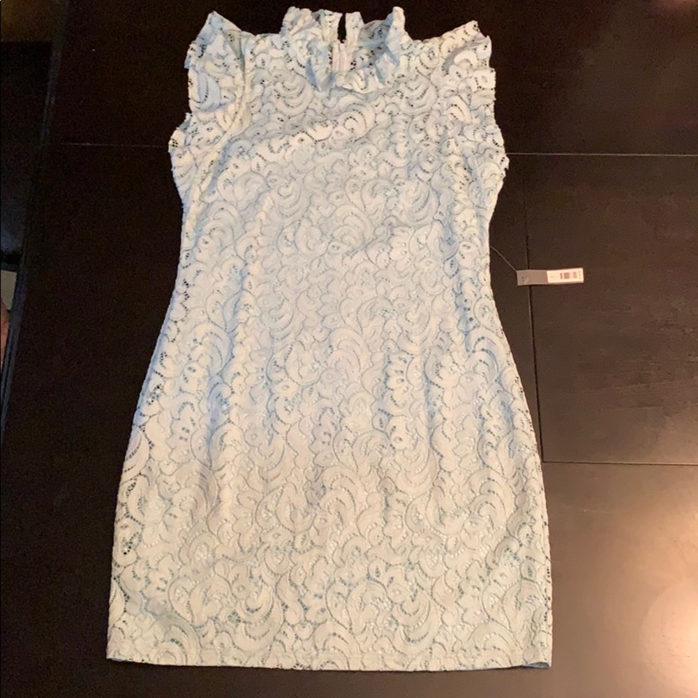 NWT The Limited Lace Sheath Dress (Powder Blue)